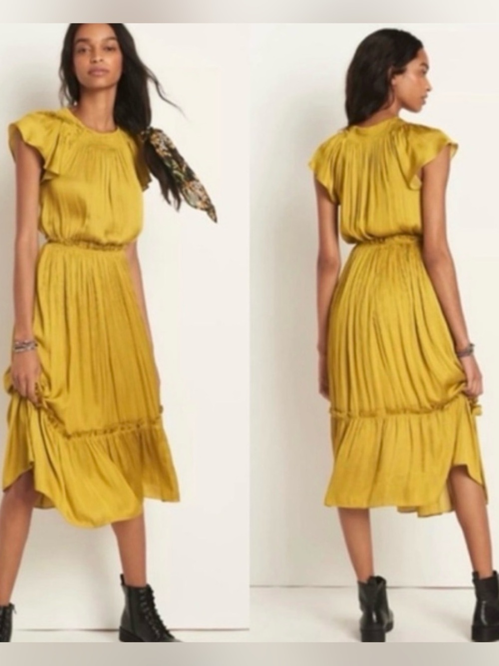 Current Air Dodie Midi Dress Sz XL